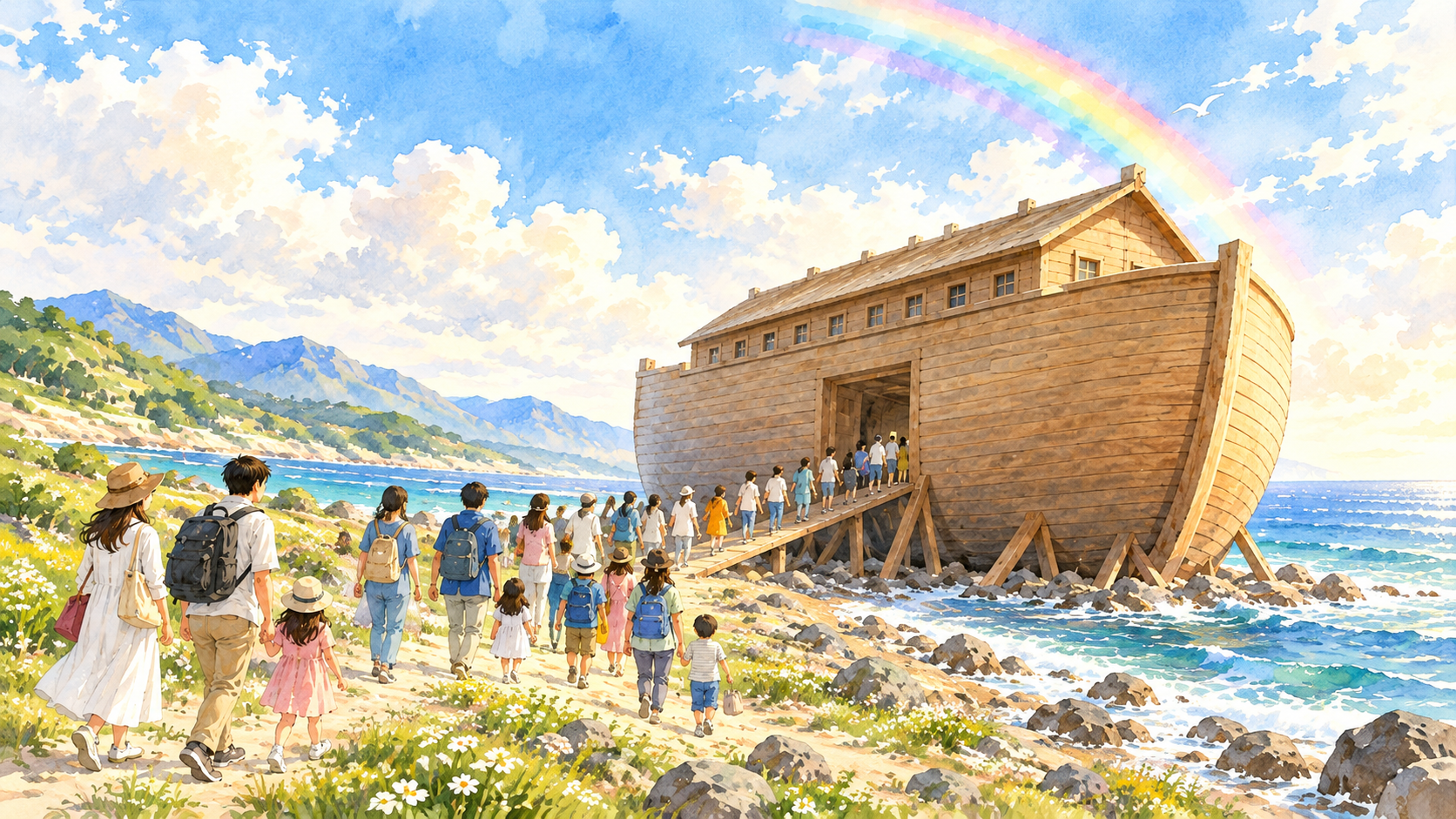 未来へ向かう方舟と、そこへ歩む人々